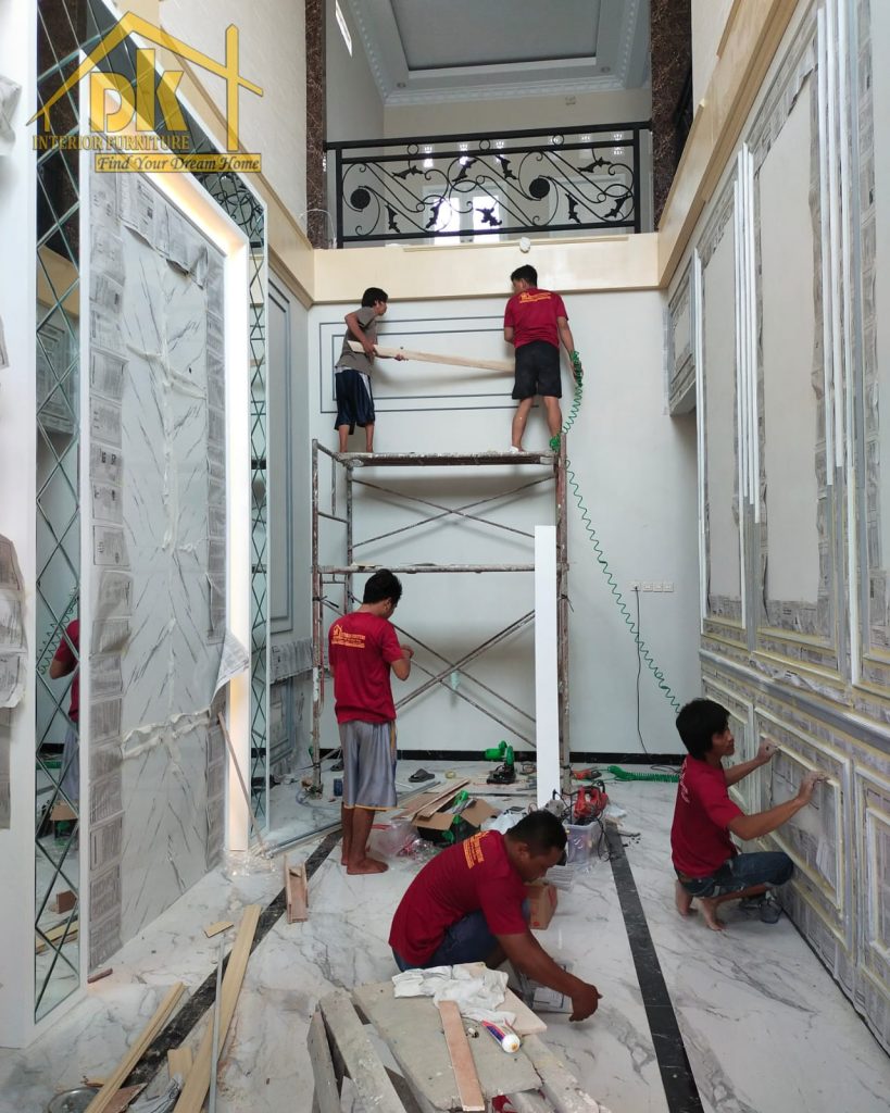 Jasa Pemasangan Wall Moulding Tegal